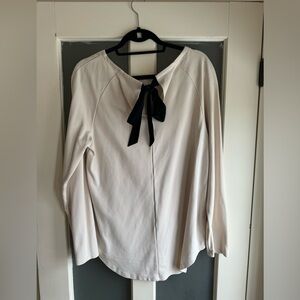 Bloomwell L tie back maternity blouse